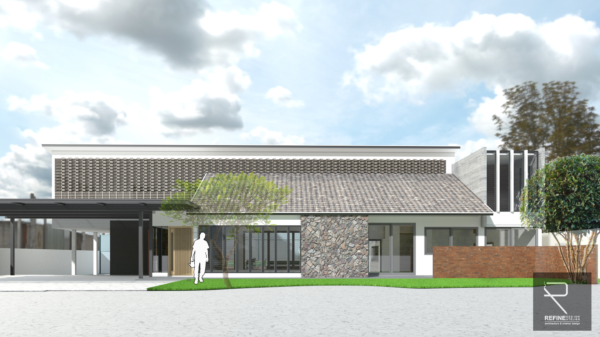 THE BREEZE BLOCK HOUSE 